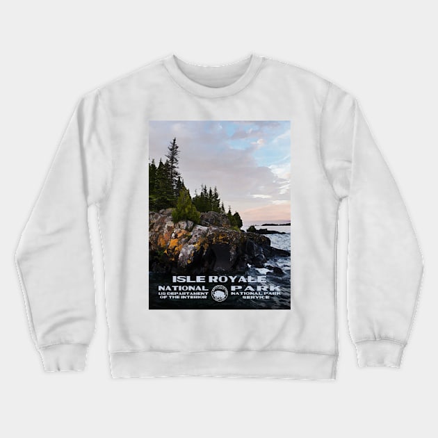 Isle Royale National Park Crewneck Sweatshirt by robertdaviss